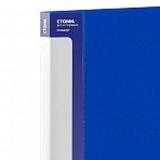 Папка с боковым зажимом СТАММ «Стандарт» А4, 17мм, 700мкм, пластик, синяя