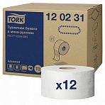 Бумага туалетная в рулонах Tork Advanced T2 2-слойная 12 рулонов по 170 метров (артикул производителя 120231)