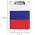 превью Доска-планшет BRAUBERG "Flag" с верхним прижимом, А4, 22,6х31,5 см, российский флаг, картон/ламинированная бумага