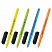 превью Ручка шариковая масляная BRAUBERG «i-Stick Neon», СИНЯЯ, корпус ассорти, узел 0.7 мм, линия письма 0.35 мм
