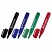 превью Маркеры перманентные (нестираемые) BRAUBERG, набор 4 шт., (черный, синий, красный, зеленый)