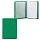 Бумажник водителя FABULA «Every day», натуральная кожа, тиснение, 6 пластиковых карманов, зеленый