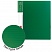 превью Папка на 2 кольцах BRAUBERG "Contract", 35 мм, зеленая, до 180 листов, 0,9 мм