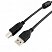 превью Кабель USB A 2.0 - USB B, М/М, 3 м, фер, Cablexpert, чер, CCF-USB2-AMBM-10