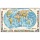 Карта настенная «Мир. Физическая карта», М-1:25 млн., размер 122×79 см, ламинированная