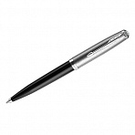 Ручка шариковая Parker «51 Black CT», черная, 1.0мм, поворот., подарочная упаковка
