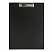превью Доска-планшет STAFF с прижимом А4 (315×235 мм), пластик, 1 мм, черная, 229223