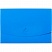 превью Папка-короб на клапане Attache А5 пластиковая синяя (0.5 мм, до 100 листов)