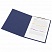 превью Папка-планшет STAFF, А4 (230×314 мм), с прижимом и крышкой, картон/бумвинил, РОССИЯ, синяя, 229054