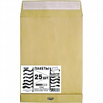 Пакет почтовый Extrapack С4 из крафт-бумаги с расширением стрип 229×324 мм (100 г/кв. м, 25 штук в упаковке)