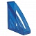 превью Лоток вертикальный для бумаг BRAUBERG «Office style», 245×90×285 мм, тонированный синий, 237282