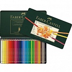 Карандаши цветные 36цв Faber-Castell Polychromos мет короб 110036