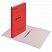 превью Скоросшиватель картонный мелованный BRAUBERG, гарантированная плотность 360 г/м2, красный, до 200 листов