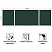 превью Доска магнитно-меловая OfficeSpace, трехсекционная, линия/клетка, 300×100/100×75×2, алюминиевая рамка