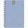 Бизнес-тетрадь Attache Plastic А5 96 листов синяя в клетку на спирали (150×210 мм)