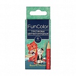 Карандаши цветные Bruno Visconti FunColor 6 цветов трехгранные укороченные