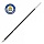 Стержень шариковый масляный BRAUBERG, 107 мм, СИНИЙ, с ушками, игольчатый узел 0.7 мм, линия письма 0.35 мм