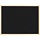 Доска магнитно-меловая OfficeSpace, 60×90см, деревянная рамка, черная