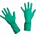 превью Перчатки хозяйственные нитриловые VILEDA, универсальные, антиаллергенные, размер XL (очень большой), зеленые