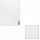Белый картон грунтованный для живописи, 40×50 см, толщина 2 мм, акриловый грунт, двусторонний
