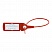 превью Пломба пластиковая универсальная номерная Авангард 220 мм красная (100 штук в упаковке)