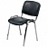 превью Стул офисный Easy Chair Изо черный (искусственная кожа, металл хромированный)