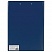 превью Папка-планшет ОФИСМАГ, А4 (340×240 мм), с прижимом и крышкой, картон/ПВХ, РОССИЯ, синяя