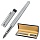 Ручка подарочная перьевая GALANT «LUDUS», корпус черный, детали золотистые, узел 0.8 мм