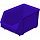 Ящик (лоток) универсальный полипропиленовый 250×148×130 мм синий