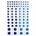 превью Стразы самоклеящиеся «Круглые», 6-15 мм, 80 штук, синие и голубые, на подложке, ОСТРОВ СОКРОВИЩ