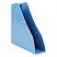 превью Лоток для бумаг вертикальный СТАММ «Вектор», сине-голубой, ширина 80мм