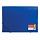 Папка на резинках BRAUBERG 'Business', А4, 6 отделений, пластиковый индекс, синяя, 0,5 мм