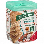 Хлебцы Dr. Korner Рисовые с морской солью 100 г