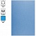 превью Обложка А4 OfficeSpace «Кожа» 230г/кв. м, голубой картон, 100л. 