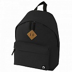 Рюкзак BRAUBERG B-HB1625 для старшеклассников/студентов/молодежи, сити-формат, «Один тон Черный», 41?32?14 см