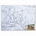 превью Холст на картоне с контуром BRAUBERG ART "CLASSIC", "Слоны", 30х40 см, грунтованный, 100% хлопок, 190631