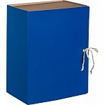 Короб архивный на 2-х завязках Attache Economy A4 150 мм картон/бумвинил до 1500 листов синий