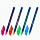 Ручка шариковая ЮНЛАНДИЯ «FLOWERS», синяя, SOFT TOUCH покрытие, узел 0.7 мм, линия письма 0.35 мм