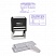 превью Штамп самонаборный Colop Printer 55-Set-F (40х60 мм, 10/8 строк, съемная рамка, 2 кассы в комплекте)