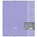 превью Папка для тетрадей на резинке Berlingo «Starlight S» А5+, 600мкм, фиолетовая, с рисунком