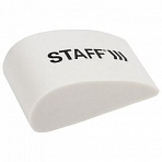 Ластик STAFF «Drop», 38×22×16 мм, в форме капли, цвет белый, термопластичная резина, 228070