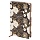 Ежедневник недатированный с резинкой А5 (145×215 мм), BRAUBERG, твердый, фольга, 128 л., «Leopard»