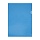 Папка-уголок СТАММ, А4, 150мкм, прозрачная, синяя