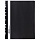 Скоросшиватель пластиковый с перфорацией BRAUBERG, А4, 140/180 мкм, черный