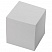превью Блок для записей BRAUBERG в подставке прозрачной, куб 9×9×9 см, белый, белизна 95-98%
