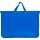 Папка-портфель пластиковая Attache Economy A4 синяя (330×35×250 мм, 1 отделение)
