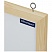 превью Доска магнитно-маркерная OfficeSpace, А4 (254×342 мм), деревянная рамка