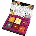 Чай CURTIS «Dessert Tea Collection», набор 30 пакетиков,  (6 вкусов по 5 пакетиков), 58.5 г