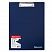 превью Доска-планшет BRAUBERG "Contract", плотная, с верхним зажимом, А4, 313х225 мм, пластик, синяя, 1,5 мм
