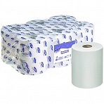 Полотенца бумажные  в рулонах для держателей Luscan Professional, 1-слойные (6 рулонов по 300 м с перфорацией)